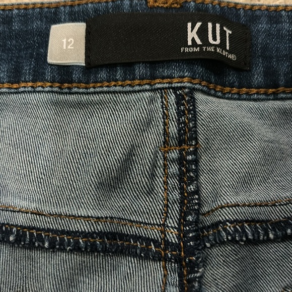 Kut from the kloth high rise ankle skinny jeans size 12 - Picture 5 of 7